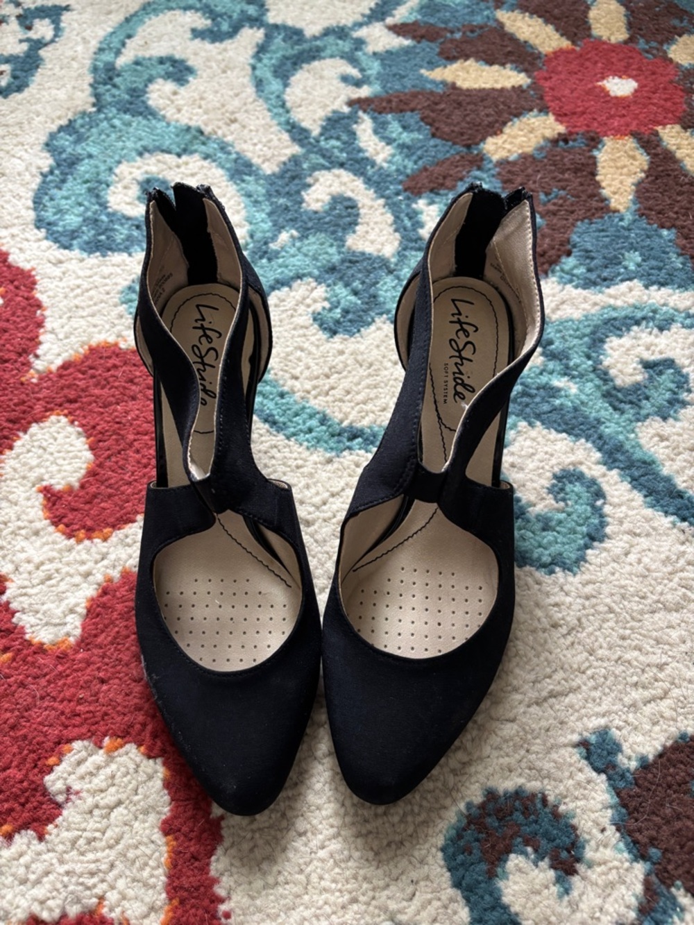Life Stride Black Women's Heels